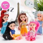 Little Royal Princess Toddler Dolls Set (6 Pack)