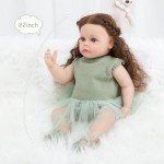 EIKIVAU 22-Inch Lifelike Reborn Baby Doll