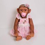 Realistic 22-Inch Monkey Baby Reborn Doll