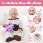 21" Silicone Reborn Baby Doll - Girl Toy