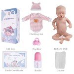 Adorable 18-Inch Reborn Baby Doll with Pink Bear