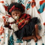 17" Lifelike Black Girl Reborn Baby Doll