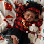 17" Lifelike Black Girl Reborn Baby Doll