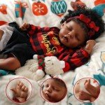 17" Lifelike Black Girl Reborn Baby Doll