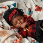17" Lifelike Black Girl Reborn Baby Doll