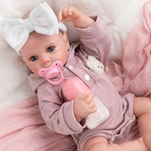 Lifelike Reborn Baby Doll with Accessories, 18 Inch