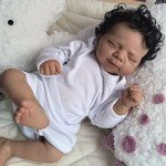 Pink African American Reborn Doll for Kids 3+