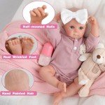 Lifelike Reborn Baby Doll with Accessories, 18 Inch