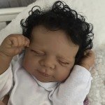 Pink African American Reborn Doll for Kids 3+