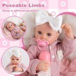 Lifelike Reborn Baby Doll with Accessories, 18 Inch