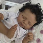 Pink African American Reborn Doll for Kids 3+