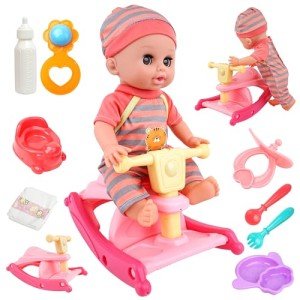 14'' Realistic Reborn Doll with Accessories Set