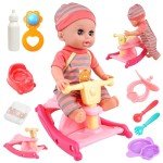 14'' Realistic Reborn Doll with Accessories Set