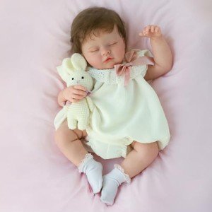 Quinbee 20-Inch Realistic Sleeping Reborn Baby Doll