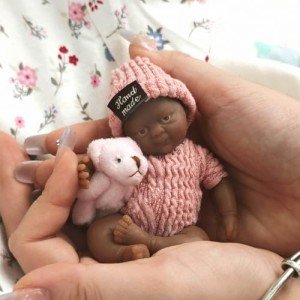 Miniature Silicone Reborn Baby Doll - 4.5