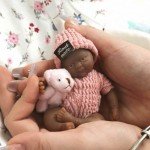Miniature Silicone Reborn Baby Doll - 4.5