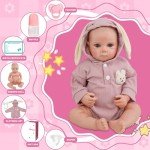 Lifelike Reborn Baby Doll with Accessories, 18 Inch