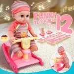 14'' Realistic Reborn Doll with Accessories Set