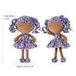 Gloveleya Soft Baby Doll with Curly Hair