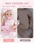 Lifelike 18-Inch Reborn Baby Doll Girl Set