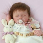 Quinbee 20-Inch Realistic Sleeping Reborn Baby Doll