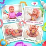14'' Realistic Reborn Doll with Accessories Set