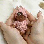 Miniature Silicone Reborn Baby Doll - 4.5