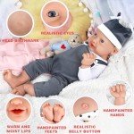 IVITA 12" Realistic Full Body Silicone Baby Doll