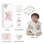 Quinbee 20-Inch Realistic Sleeping Reborn Baby Doll