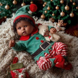 Christmas Outfit for 20" Reborn Baby Dolls