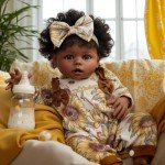20" Reborn Doll - Black Girl with Accessories
