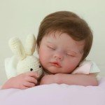 Quinbee 20-Inch Realistic Sleeping Reborn Baby Doll