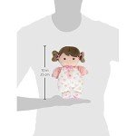 Brunette Olivia Plush Baby Doll with Rattle