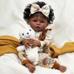 20" Reborn Doll - Black Girl with Accessories