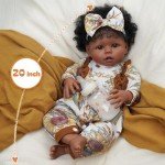 20" Reborn Doll - Black Girl with Accessories
