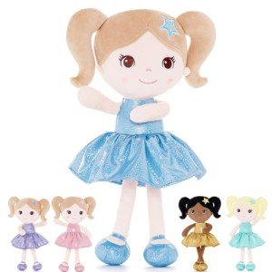 Blue 12-Inch Baby Girl Reborn Doll Toy