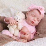 SPICIMOMO Lifelike 18-Inch Reborn Baby Doll with Accessories