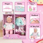 14-Inch Soft Body Baby Doll with Accessories