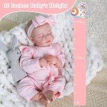 SPICIMOMO Lifelike 18-Inch Reborn Baby Doll with Accessories