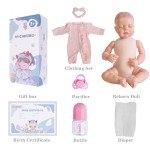 SPICIMOMO Lifelike 18-Inch Reborn Baby Doll with Accessories
