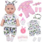 12-Inch Reborn Doll Playset with Clothes & Accessories