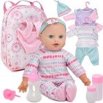 Soft Body Baby Doll with Backpack Carrier
