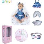 Lifelike 22-Inch Reborn Baby Doll with Outfit
