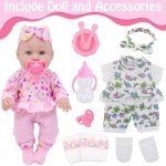 12-Inch Reborn Doll Playset with Clothes & Accessories