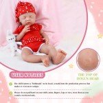 IVITA 16" Realistic Sleeping Silicone Reborn Doll