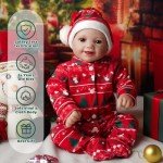Sunny 17" Reborn Baby Doll with Christmas Outfit