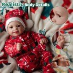 Sunny 17" Reborn Baby Doll with Christmas Outfit