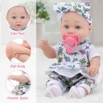 12-Inch Reborn Doll Playset with Clothes & Accessories