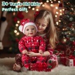 Sunny 17" Reborn Baby Doll with Christmas Outfit