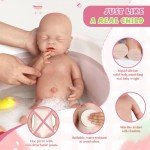 IVITA 16" Realistic Sleeping Silicone Reborn Doll